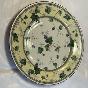 Serving plate Andrea by Sadek Grape pattern and server